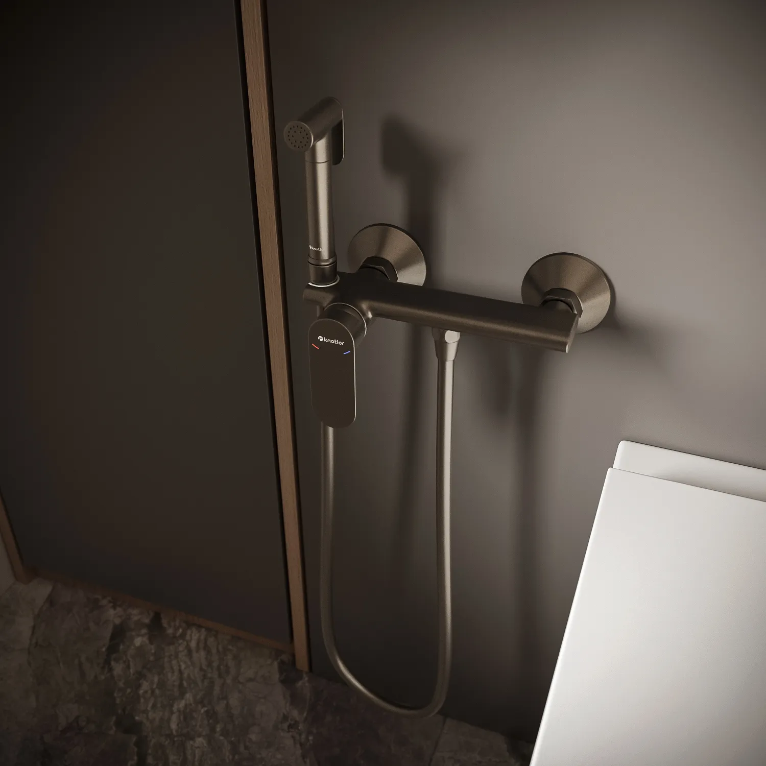 Смеситель с гигиеническим душем FHS01S0GM